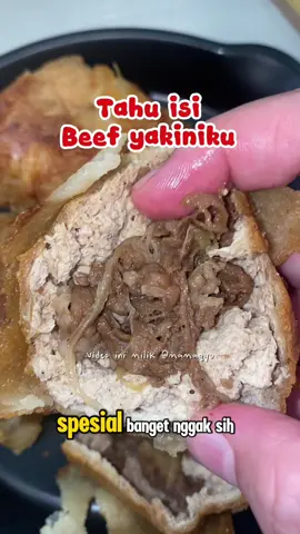 Tahu frozen isi beef yakiniku ❤️