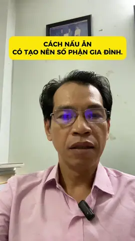 CÁCH NẤU ĂN CÓ TẠO NÊN SỐ PHẬN GIA ĐÌNH? #nauankhoe, #sophangiadinh, #hoctutiktok 