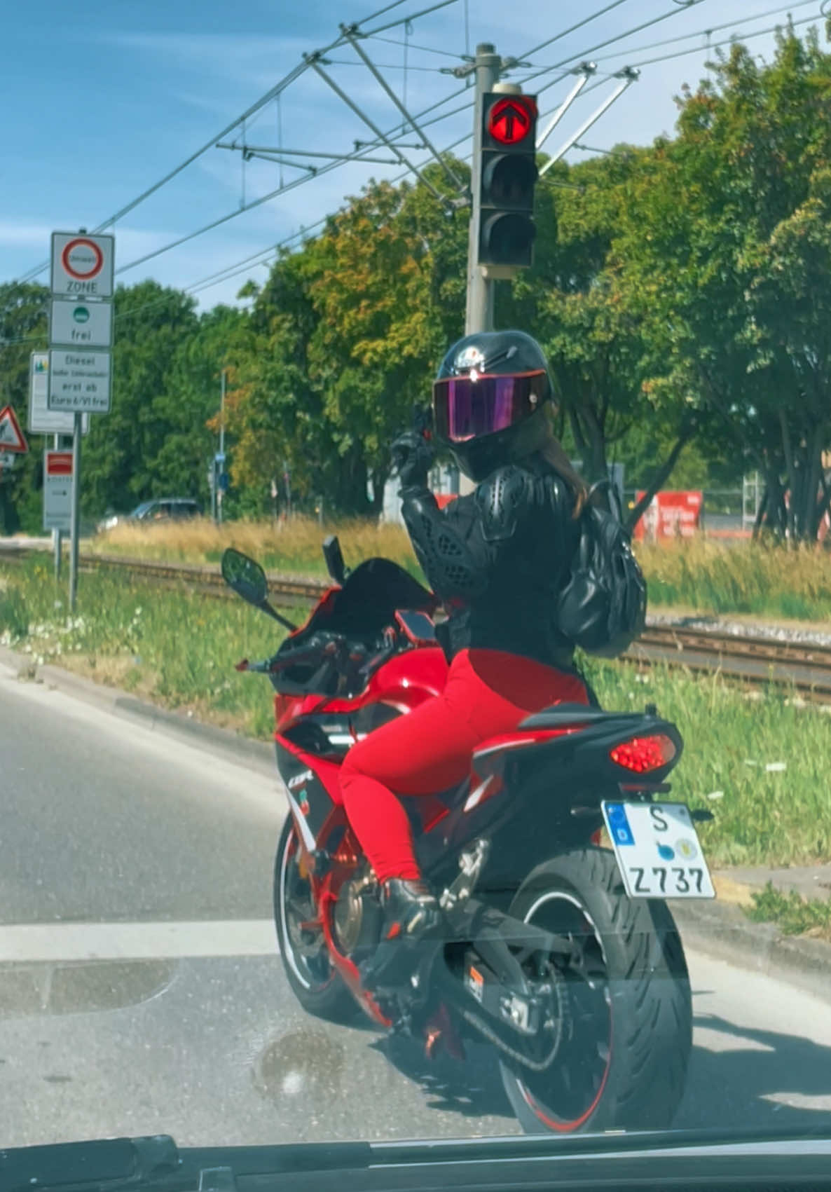✌️🫶💯🏍️❤️🍒💕🦸‍♀️❤️‍🔥 #bikergirl #biketok #bikelife #foryou #fyp #summervibes #zicherrymoto #tranding #motogirl #motorcycle #cbr #ride 