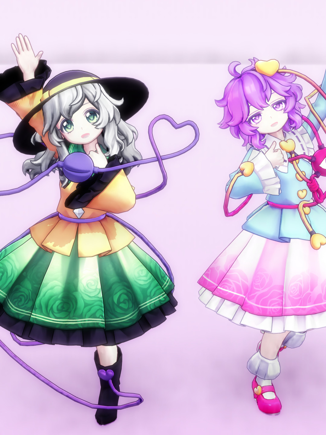 koko soko #touhou #touhouproject #fyp #mmd