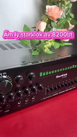 Âm ly starklok av 8200bt #amthanh #amly #viral #amlybluetooth #amply8200 #viralvideo #amlystarklok 