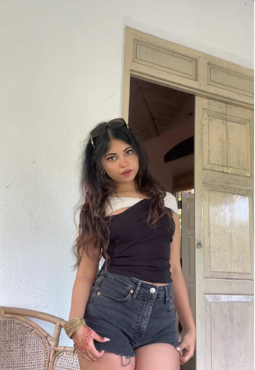 Beach hair 🌊 #fyp #foryou #srilanka #srilankan_tik_tok🇱🇰 #trending 