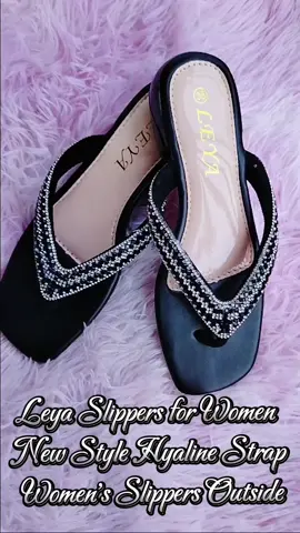 Napakaganda!!!! Available in three colors mga miii!  Leya Slippers for Women / New Style Hyaline Strap  Women's Slippers Outside 🥰#sandals#slippers#womensandals#tiktokaffiliate #tiktoksmallaffiliate 