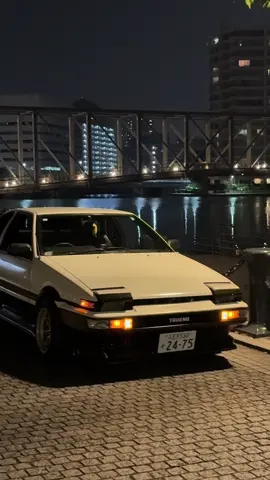 Legend car😉　#initiald #ae86 #trueno  #hachiroku#eurobeat #cars #jdm #toyota #fyp: #fyp #foryou  