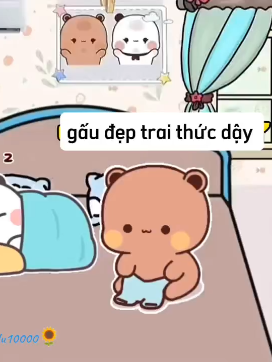 hôn bubu trước khi đi làm #一二布布 #bubu #dudu #fyp
