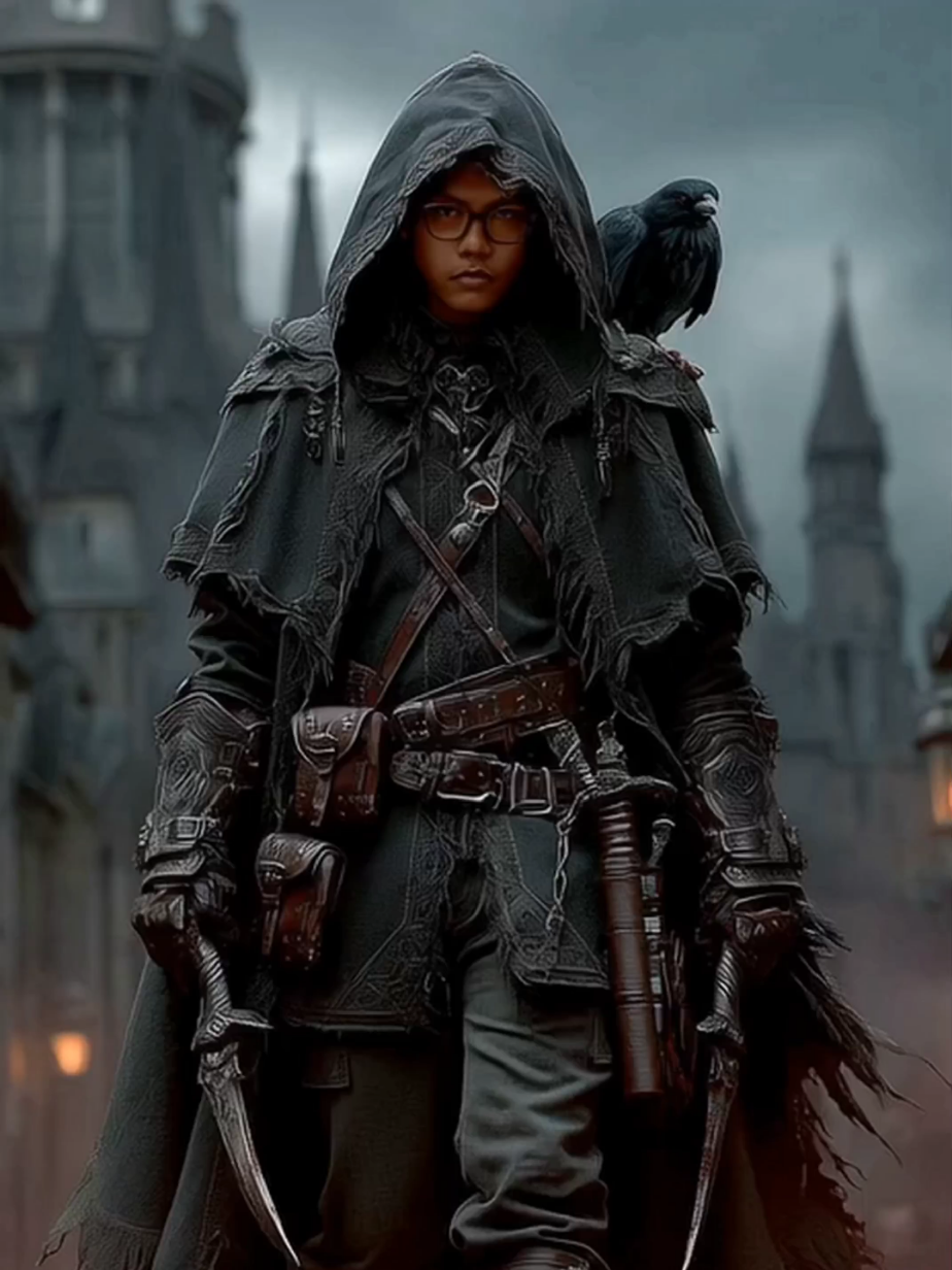 🕯️SHADOWS FOLLOW THOSE WHO LEAD THEM.🗡️ They call him myth… But in the silence of the night, he’s the last thing you’ll hear. Blades sharp. Mind sharper. Raven never far. #ai #midjourney #assasincreed #worldofwarcraft #rogue #ShadowWalker #MidnightHunter #DarkFantasyDrip #RavenMarked #IGReelsEpic #CinematicAssassin #BloodborneVibes #HoodedLegend #FantasyCoreAesthetic #EpicVisuals #StealthModeOn #GothicStorm #ViralDarkEdit #MysticStreetwear #NightbladeStyle #FantasyGlowUp #MidJourneyV6 #AIFantasyArt #AICreator #AIStylizedVisuals #MidjourneyCommunity #AIEpicRender #AICharacterDesign #PromptToPower #AestheticAI #AIReelsArt