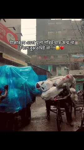 টাকার যে এতো মূল্য গরিব,ঘরে জন্ম না নিলে বুঝতামই না..!!😔💔#foryou #Pe_yeasin55 
