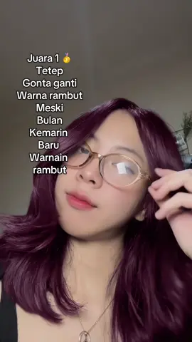 Tetep gonta ganti warna rambut karna tau tips ngrawat rambut rusak #haircolor #hairtok #catrambutsendiri #hairtutorial 