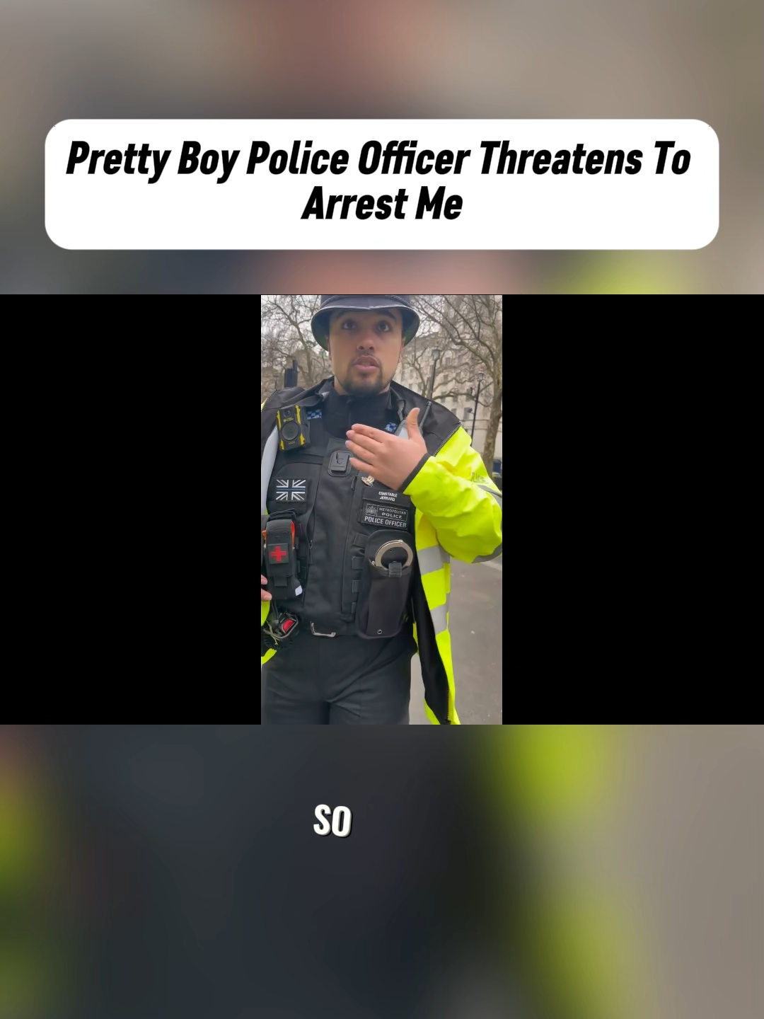 Pretty Boy Police Officer Threatens To Arrest Me #police #audit #cops