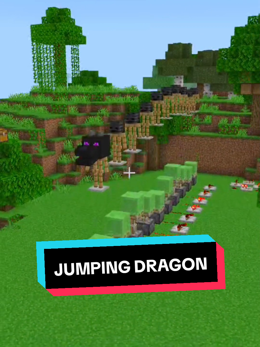 Jumping Dragon #Minecraft #foryou #foryoupage #minecraftbuild #minecrafttutorial #viral #zerobuilds0 