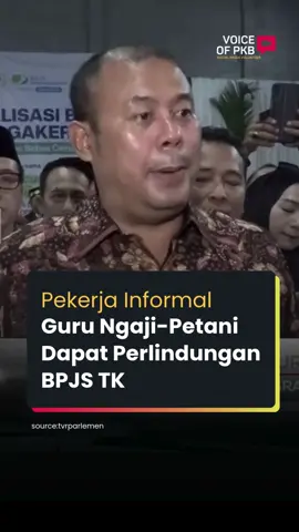 PKB @DPP PKB @cucunsyamsurijal minta BPJS ketenagakerjaan benar-benar cover pekerja informal! Jangan ada diskriminasi perlindungan. Tukang ojek, buruh harian, hingga pedagang kecil juga punya hak atas jaminan kerja yang aman dan layak!  #PKB #voiceofpkb #bpjs 