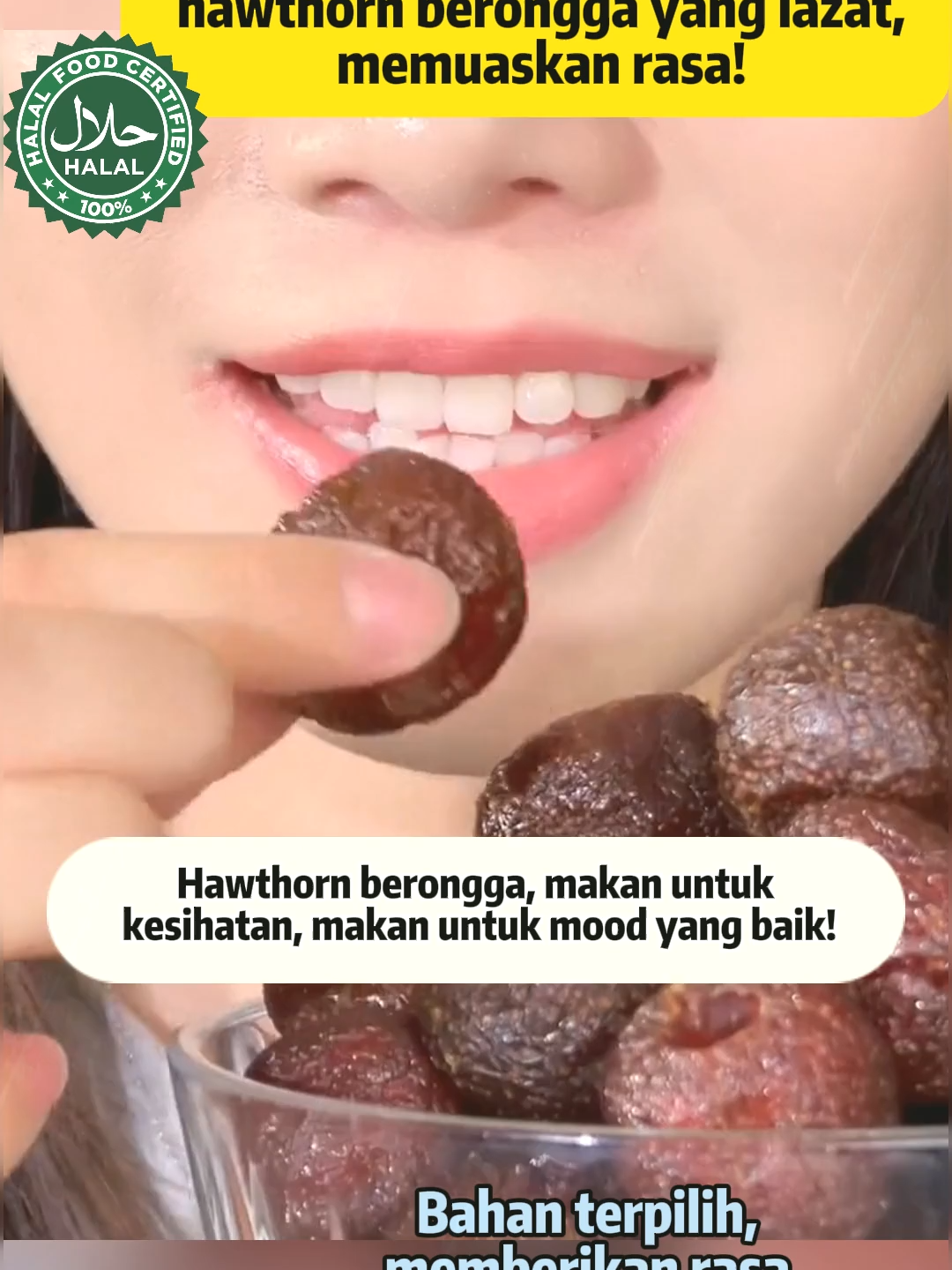 Lepas tengok mesti nak makan! Rahsia bola hawthorn berongga👀#SnekViral #CamilanMalaysia #MakananViral #CamilanSedap #MakananSedap #COD