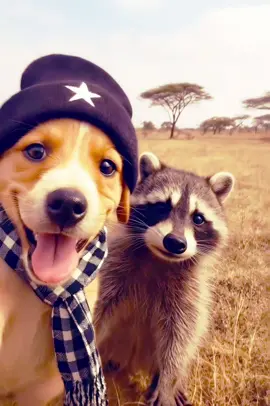 POV: Your dog is living the ultimate wildlife influencer life 🐶🌍 Who needs humans with friends like these? 😂👇 #foryoupage❤️❤️ #fyシ #funnytiktok #cutedog #wildlifegoals #animalfriends #safarimood #dogsoftiktok #viralvideotiktok #trendingnow #funnyanimals #PetsOfTikTok 
