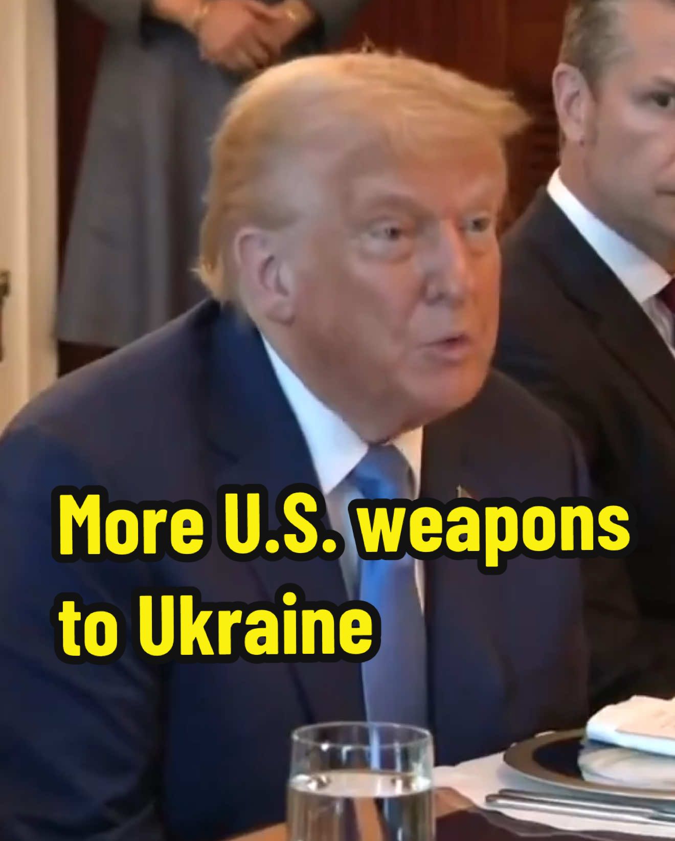 President Trump was asked about more weapons for Ukraine #News #US #Ukraine 