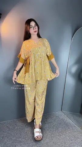 Nemu oneset piyama lucu,lengan ruffle tali samping😍🤎 #fyp #oneset #setelanwanita #onesetviral #piyama #rekomendasi 