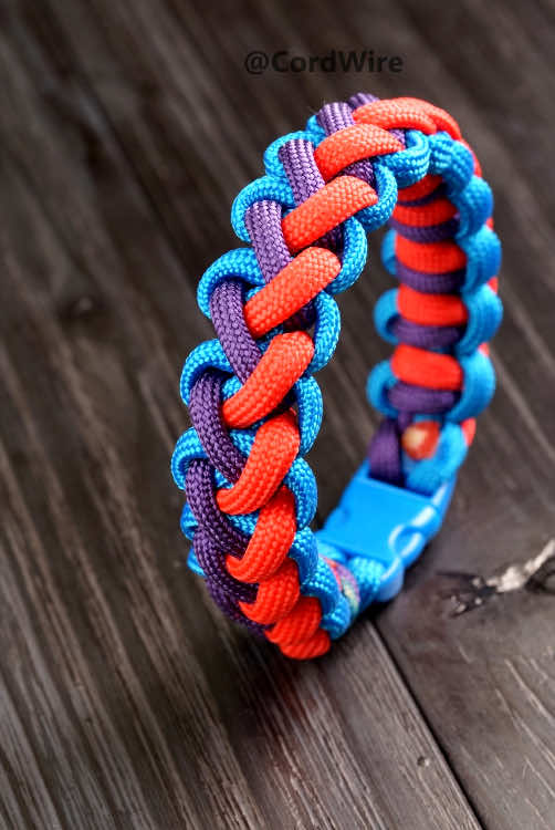 Curling Millipede Modified paracord bracelet #paracord #bracelet #paracordbracelet 