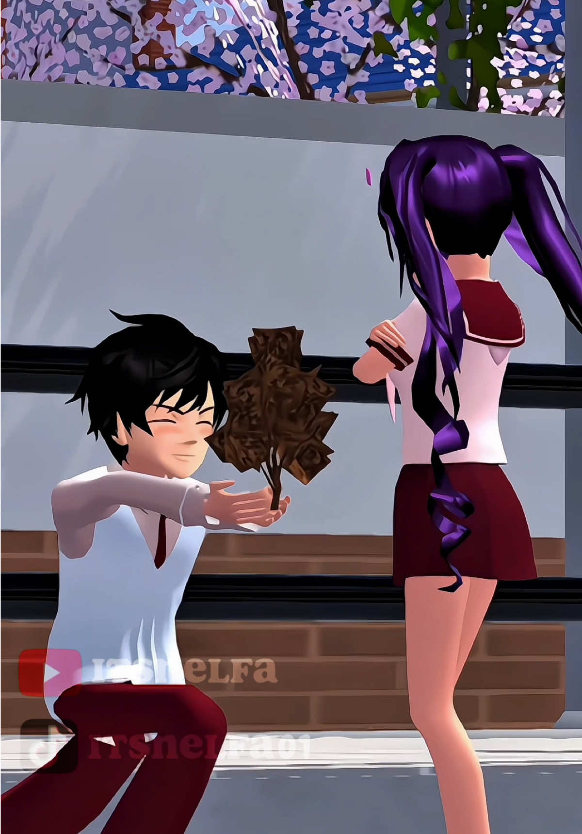 Berani kelen ganggu gendis??  ☠️ #sakuraschoolsimulator #sakubers #dramasss #dramasakura 