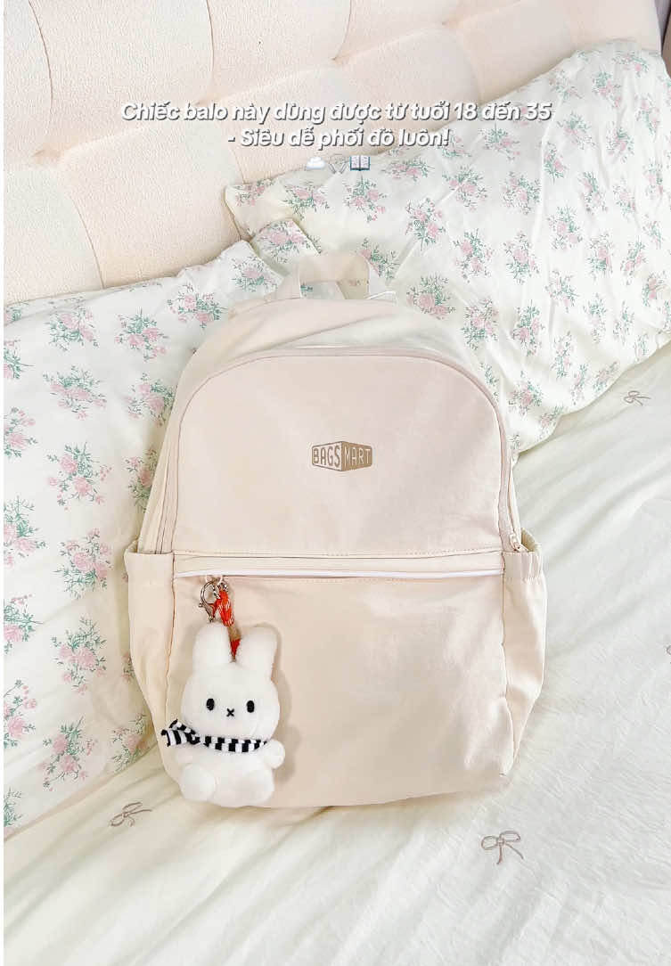 Chiếc balo này dùng được từ tuổi 18 đến 35 - Siêu dễ phối đồ luôn!🎧☁️📖 #77sale #backpack #backtoschool #packmoresavemore #packsmart #packandgochallenge #BAGSMARTbigsale