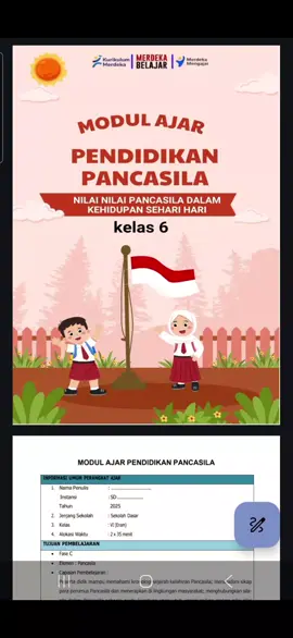 MODUL PKN KELAS 6 NILAI NILAI PANCASILA DLM KEHIDUPAN SEHARI2 #guru #tiktokguru #gurutiktok #padahariini #kelas6 #ppg #persiapanukin #ukin #modul 