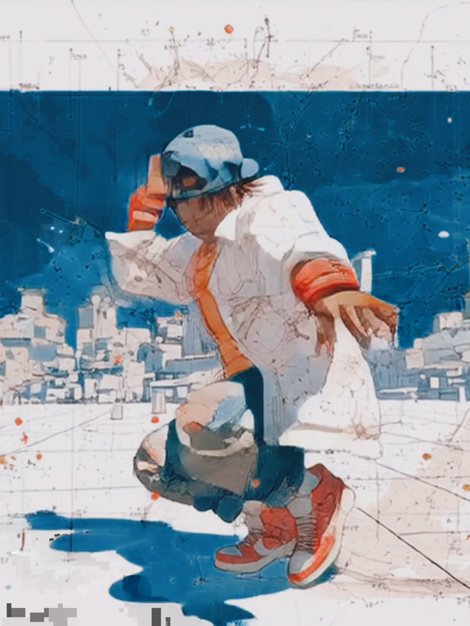WATERCOLOR MOVES. BLUEPRINT SOUL.🕺📘 A sketch that grooves. A dancer painted in rhythm. Anime meets freestyle in a wash of color and motion. #nokia #dance #ai #midjourney #WatercolorDance #BlueprintGroove #AnimeInMotion #SketchToBeat #MidJourneyVibes #WatercolorStyle #AIDanceArt #UrbanAnimeFlow #FreestyleIllustration #MidjourneyMasterpiece #PaintedInRhythm #StylizedMovement #AnimeDripSketch #ViralArtEdit #ReelsThatPop #AestheticFlowArt #VisualDanceFusion #WaterInkVibes #BlueprintFreestyle #AIAnimeWave #ReelsForCreators #StreetSketchEnergy
