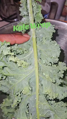 Let's make a quick snack. Kale Wrap! #vegansnacks #kaleWrap #foryoupage #fypviral #fyp 