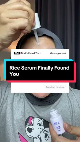 Boleh gak sih baginda @MaharajaSP kirimin stock nya rice serum ini, suka pwoll  #finallyfoundyou #riceserum #skincare 