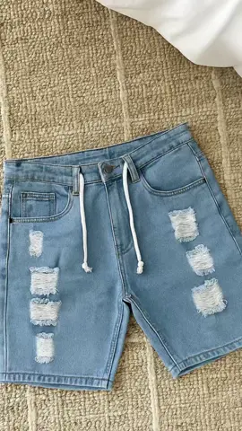 Rekomendasi Celana pendek jeans sobek pria #CelanaPendekPria #JeansSobek #PromoGila