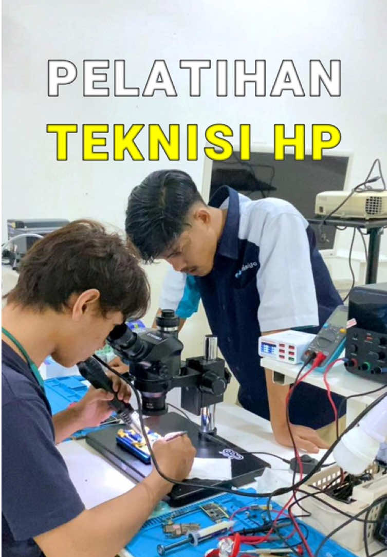 PELATIHAN TEKNISI HP🚀 Fasilitas & benefit pelatihan teknisi di teknisigo academy 📌 Fasilitas yang kamu dapatkan: ✅ Penginapan / mess ✅ Kaos pelatihan ✅ Tools service lengkap ✅ Modul belajar ✅ Schematic* ✅ Mainboard & Hp untuk latihan  📌 Support setelah pelatihan: ✨ Lifetime support ✨ Sertifikat pelatihan ✨ Jaringan supplier & alumni teknisi ✨ Bisa mengulang sepuasnya Siap jadi teknisi hp bareng teknisigo academy?🔥 #pelatihanteknisi #InfoPelatihan #teknisiandroid #pelatihanhp #teknisihp #SkillUpgrade #pelatihanservice #Sertifikat 