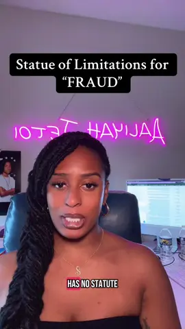 Statues of Limitations for FRAUD💎