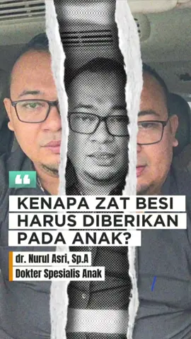 Alasan kenapa anak harus diberikan suplementasi zat besi.. #zatbesi #anemiadefisiensibesi #anemia 