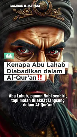 Balasan bagi pembenci Islam yang abadi‼️ #AbuLahab #SurahAlMasad #KisahIslam #SejarahIslam #shorts #fyp 