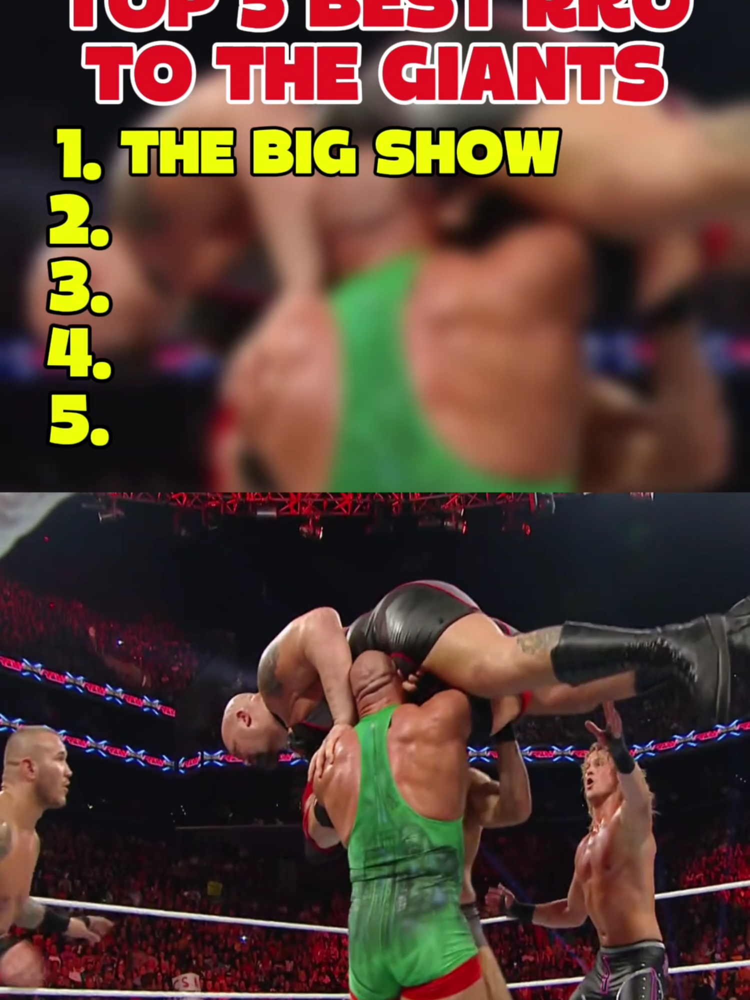 TOP 5 Best RKO To The Giants #WWE #wweraw #wwefan #wwetiktok #wwesmackdown #wwefans #wwechallenge #fyp #fypシ #foryoupage #brocklesnar #randyorton #codyrhodes #romanreigns #johncena #WrestleMania #sethrollins