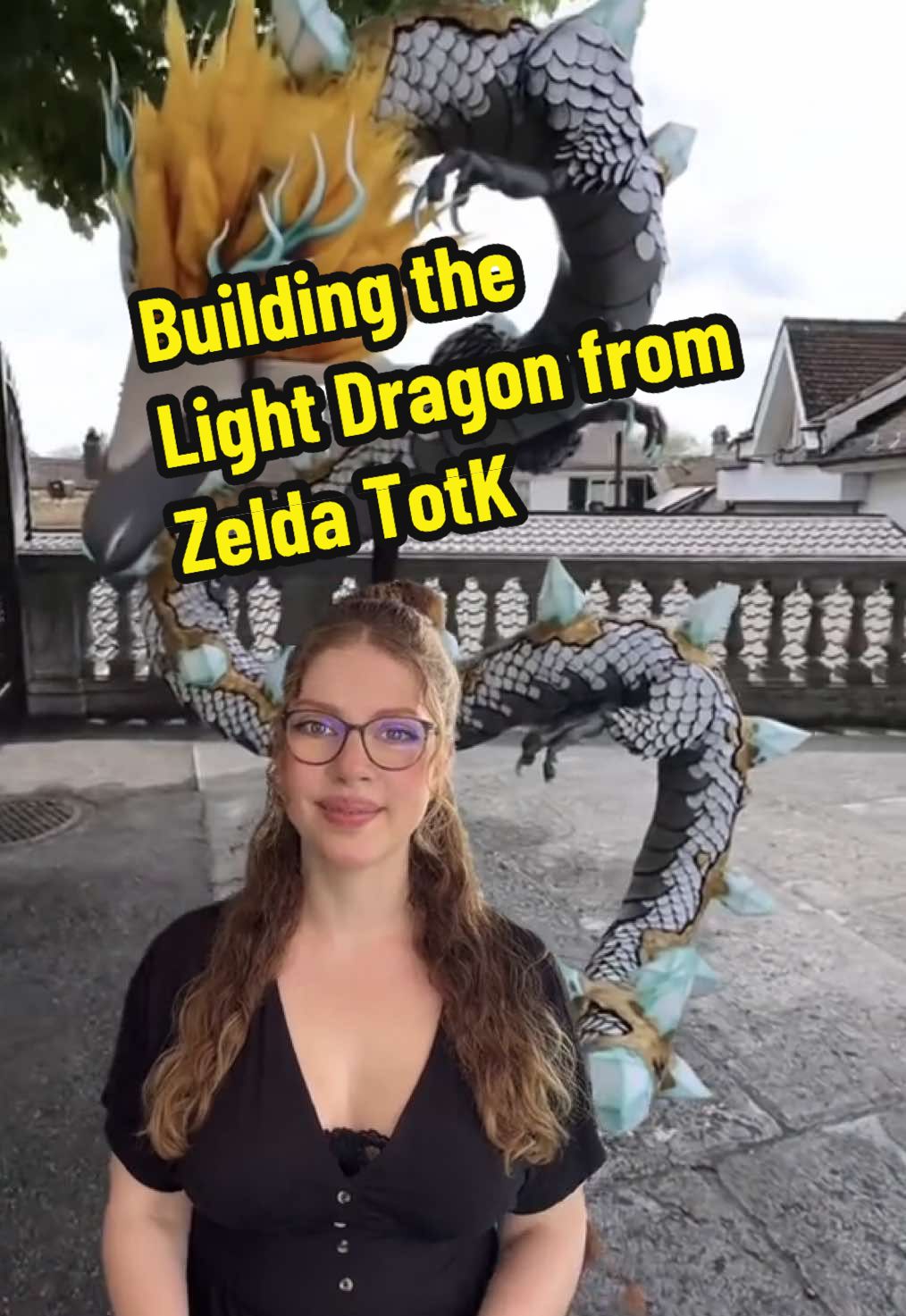 How to build the light dragon from Zelda TotK: A step by step walk through 😌 This build challenged me – but I learned so much!  Would you like a part 2 for details on the lighting? Or something else? I‘m open to your suggestions. 🐉✨ #cosplay #zeldacosplay #lightdragon #zeldatearsofthekingdom #cosplaybuild #cosplaytutorial #craft #hugeprop #cosplayprops #totk 