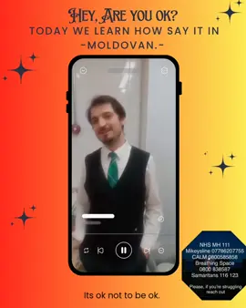 We will be posting a video everyday for the month of July in aid of Mental health awareness.  Tag us or stitch our video showing us, how you would say 
