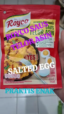 dirancang untuk memberikan rasa telur asin yang kaya dan gurih pada masakan, terutama yang berbahan dasar telur, ayam, atau makanan laut#fyp #belanjaditiktok #royco#roycosaustelurasin 