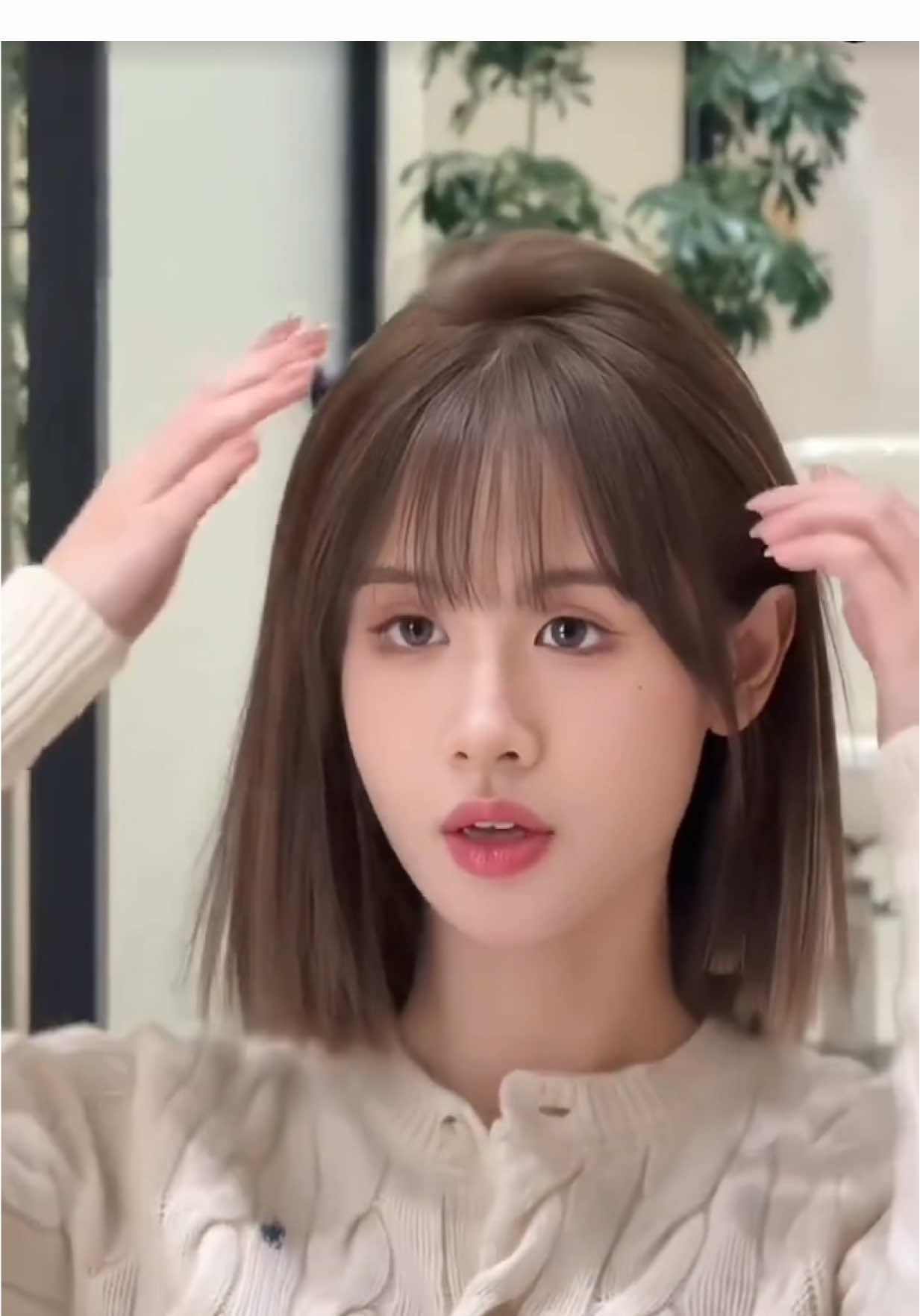 Tóc ngắn xinh #susihairsalon #LearnOnTikTok #xuhuongtiktok #topthinhhanh #susihairstudio #tocngan #nhuomtoc #duôiphonghoinuoc 