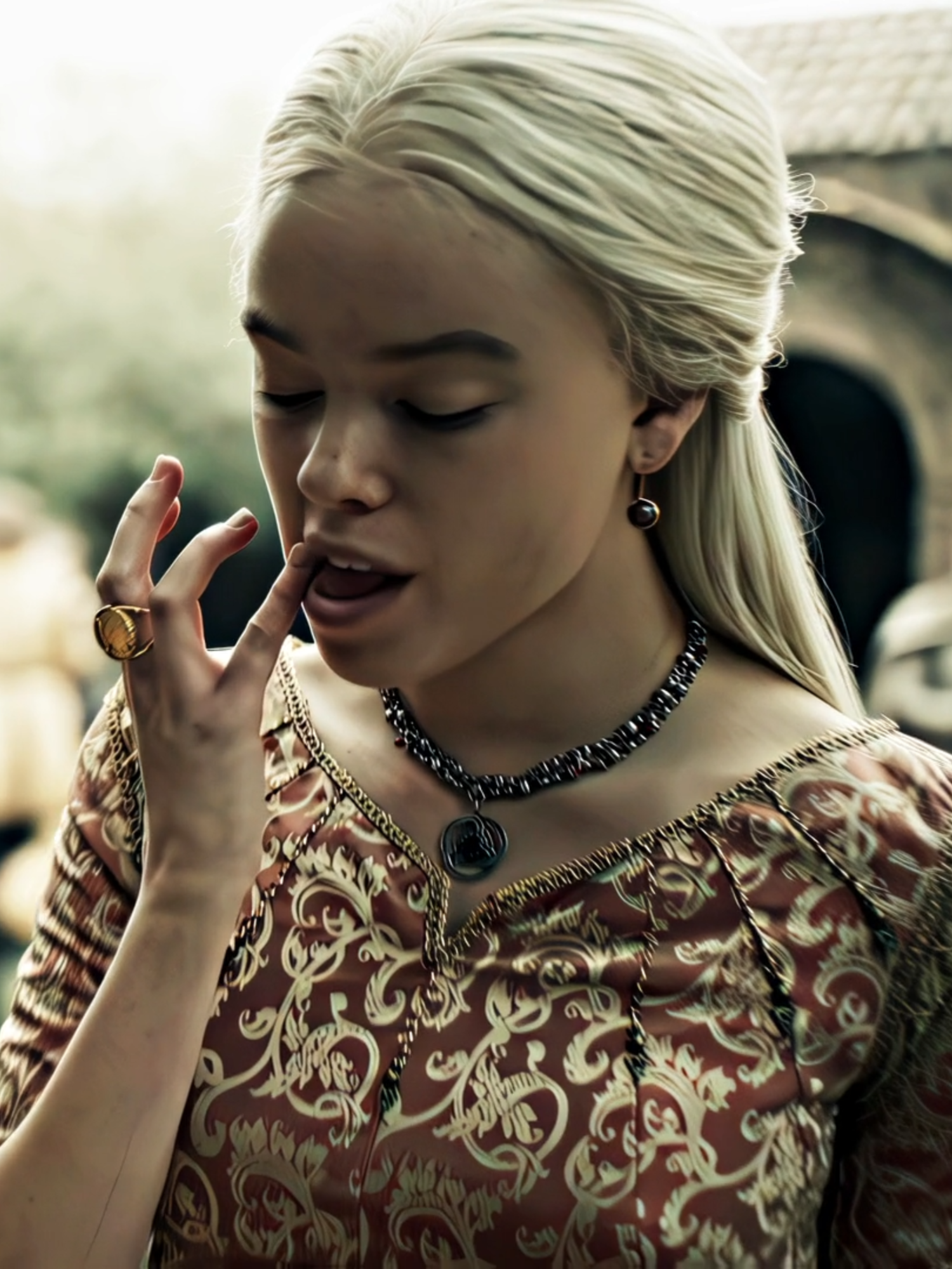 I swear this to you, upon the memory of my mother! . . [cc:@daeneryxz  scp:barnes.scp] #rhaenyratargaryen #rhaenyratargaryenedit #millyalcock #houseofthedragon #daemontargaryen #fyp #hotd