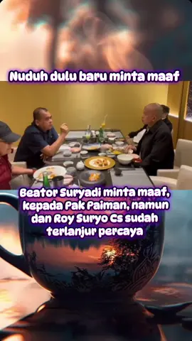 akhirnya minta maaf juga Beathor Suryadi #update 