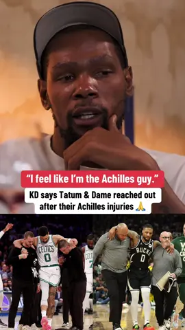 KD says players have reached out for advice on how to comeback from an Achilles injury 👏 (Via @Mind the Game)  #NBA #nbabasketball #basketball 