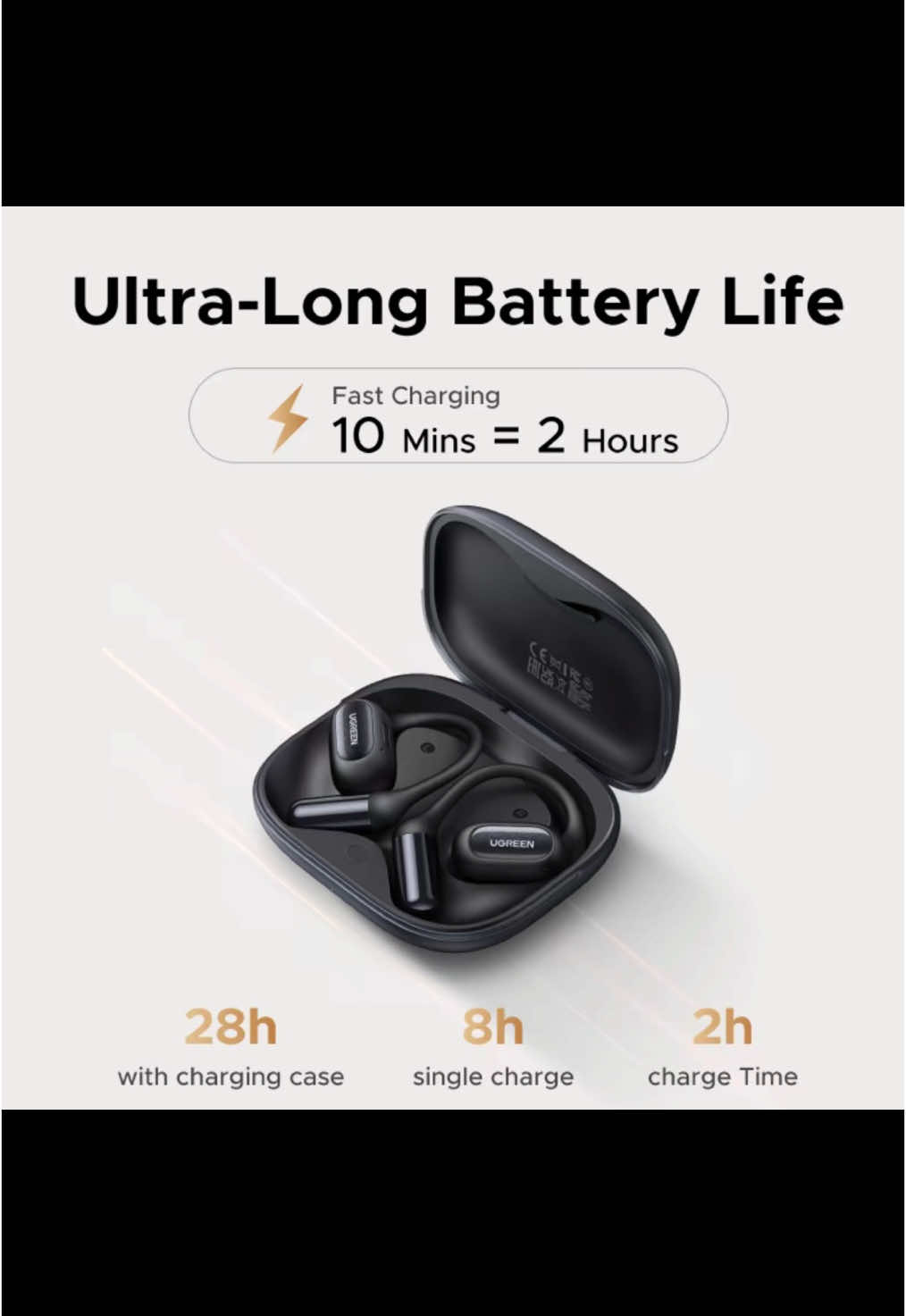 UGREEN Bluetooth 6.0 FitBuds #UGREEN #earphones #earbuds #spots  #Charger #ugreen #ugreenfastcharging #UGREEN #singapore #minsize #lightweight #GAN #VocêNasceuParaMudar 