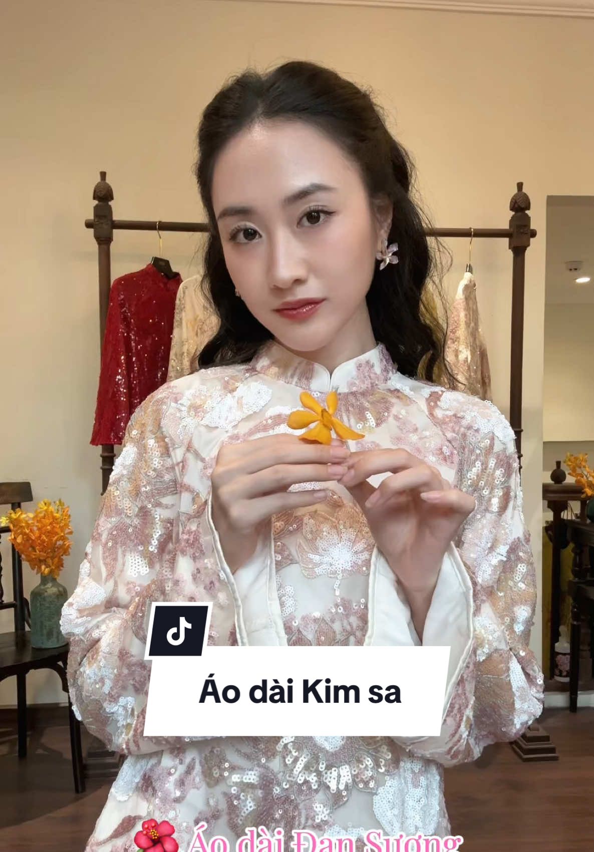 Áo dài Kim sa 🥰❤️