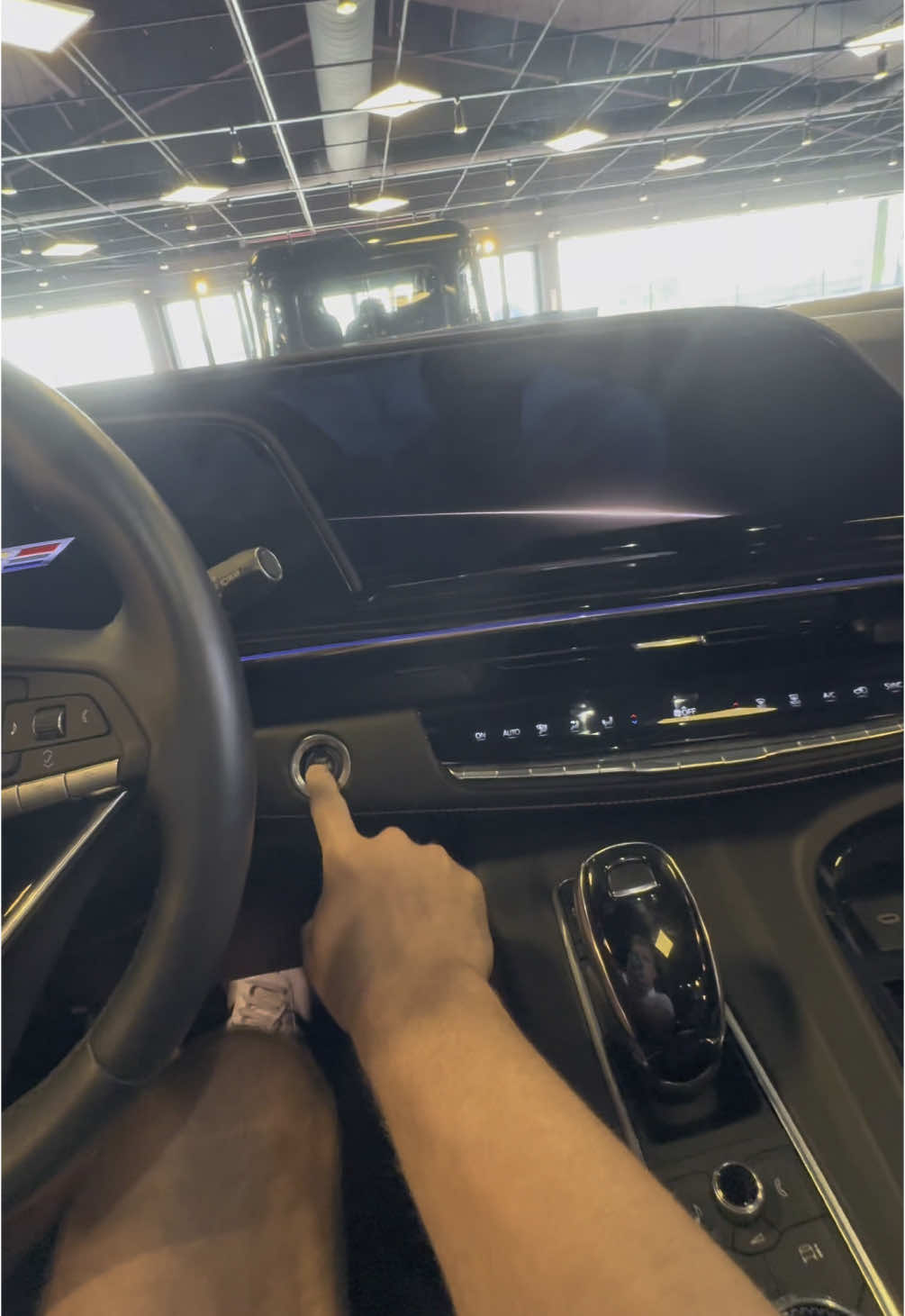 Starting our 2023 #Cadillac Escalade ESV V-Series😳 Painted in Argent Silver with a Jet Black Interior  Powered by a 6.2L Supercharged V8 Engine that produces 682 Horsepower  Available at Sarchione Auto Gallery  #CadillacEscalade #Escalade #ESV #startup #Sarchione 