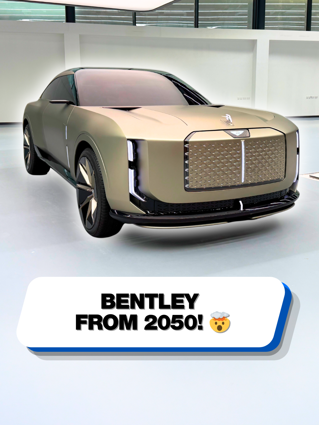 This new Bentley concept is straight from 2050! 🤯 #bentleyexp15 #bentley #exp #15 #conceptcar #concept #luxurycars #cartok #reveal #firstlook #luxury #techtok #future #technology #futuretech #ev #supercarblondie