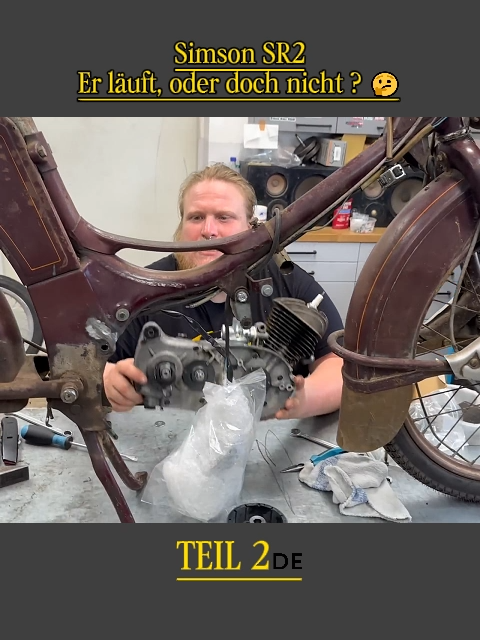 Simson SR2 | Er läuft, oder doch nicht ? 🤔 #Simson #Oldtimer #Reparaturhilfe #mtx #zweiradtuning #2stroke #etz250 #moped #ddr #motorcycle