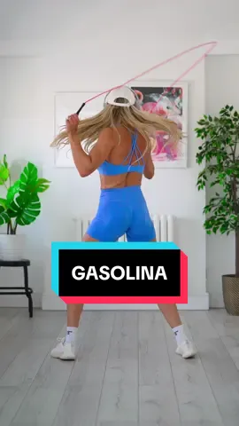 Bringing this one back 💃🏼💙 Learn my ways: @Fancy Feats Jump Rope App  Rope: using my pvc rope (link in bio) #jumprope #skipping #gasolina