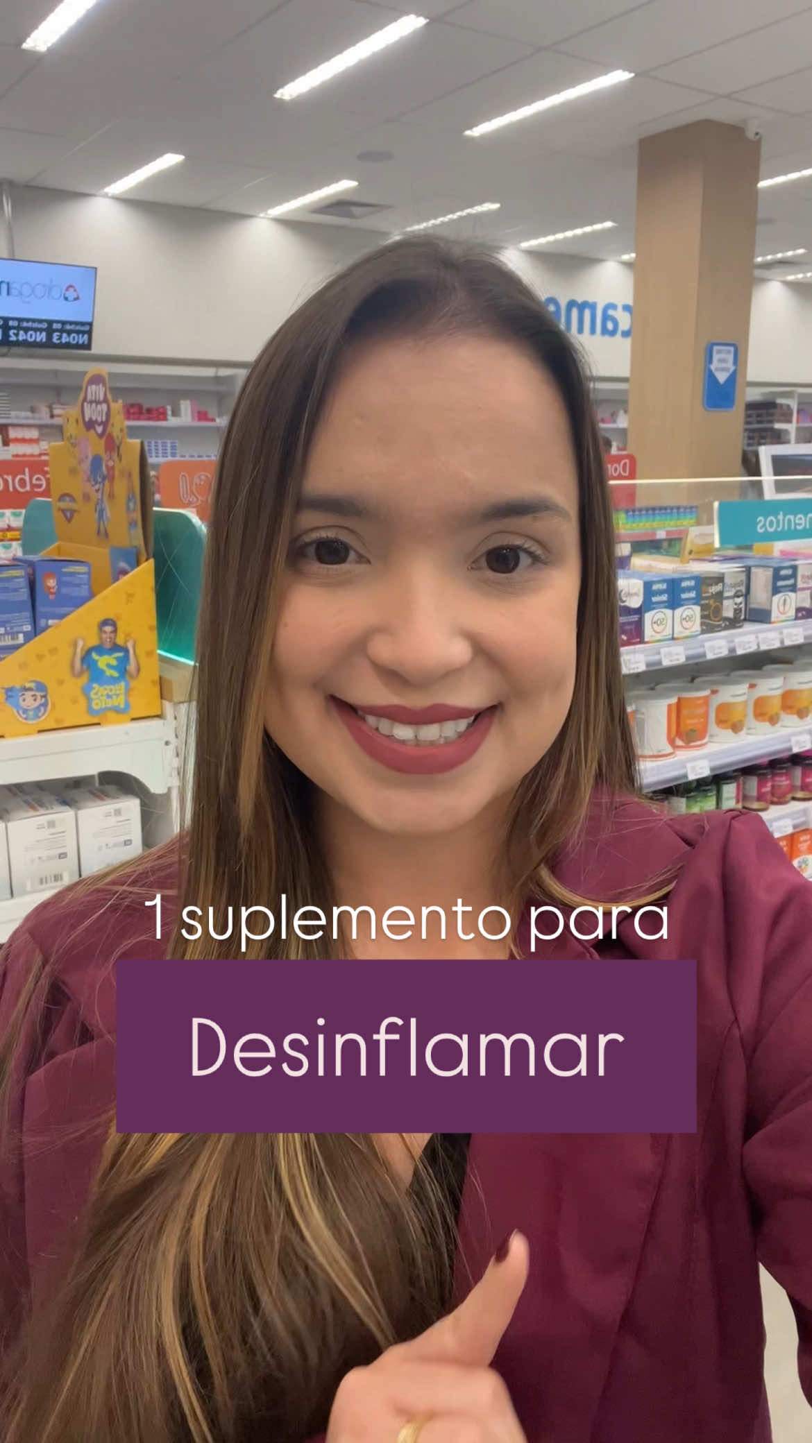 Se eu pudesse te indicar um único suplemento para desinflamar, seria esse! Envie para todas as suas amigas!✅✅