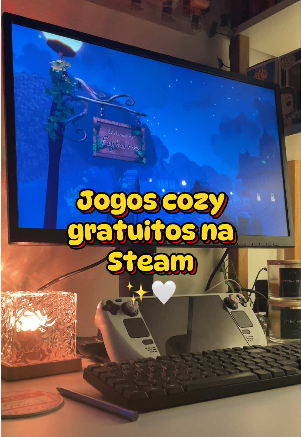 Jogos gratuitos na steam que valem a pena conferir #GamerGirl #gamingtok #cozygames #videogame #steamdeck #nintendo #epicgames #steam #jogosnotiktok #pcgamer #cozygaming 