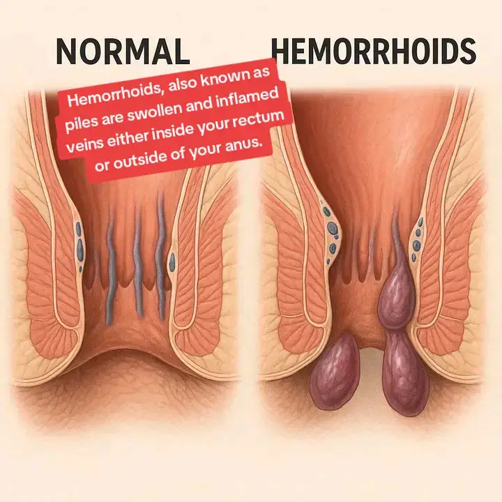 Hemorrhoids, also known as piles are swollen and inflamed veins either inside your rectum or outside of your anus. They’re characterized by pain, intense itch and bleeding. They’re also very uncomfortable and reduce one’s quality of life. HOW DO YOU PREVENT PROGRESSION. Recognizing hemorrhoids on time is important to prevent progression. What are the signs to watch out for? - Persistent itching - Pain during bowel movement - visible lumps around the anus - Bleeding on toilet paper or seat - Mucus discharge What do you do? - Increase fiber intake - Make water your best friend - Cut down time spent in the toilet - Don’t strain during movements - Exercise regularly - Take analgesics for the pain and inflammation - Give it time to heal Hemorrhoids can be treated, but most especially, they can be prevented. #hemorrhoids #treatment #prevention #REMEDY. #2025