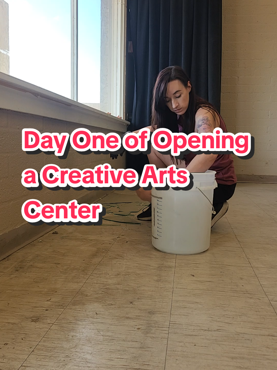 Day One of opening a creative arts center #arts #creativearts #mesaaz #businessowner #renovationproject #renovationseries #behindthescenes #theatercommunity #artistsoftiktok 