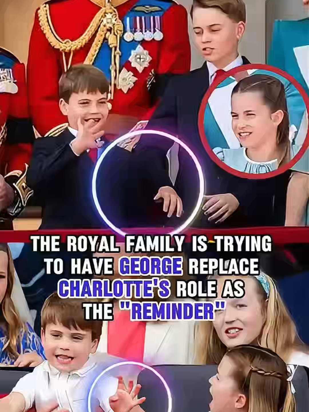 Why doesn’t Princess Charlotte discipline Louis anymore?👀 George is taking over her role!#royalfamillydrama #viraltiktok #USA #royal #royalfamilly